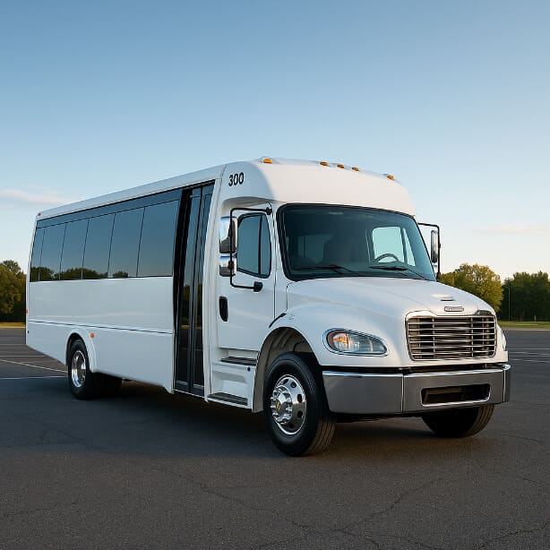 Evansville Shuttle Bus Rentals 25 Passenger Shuttle Bus