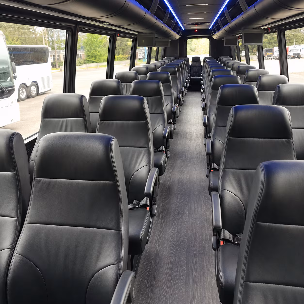 evansville parking shuttle and park and ride bus rentals